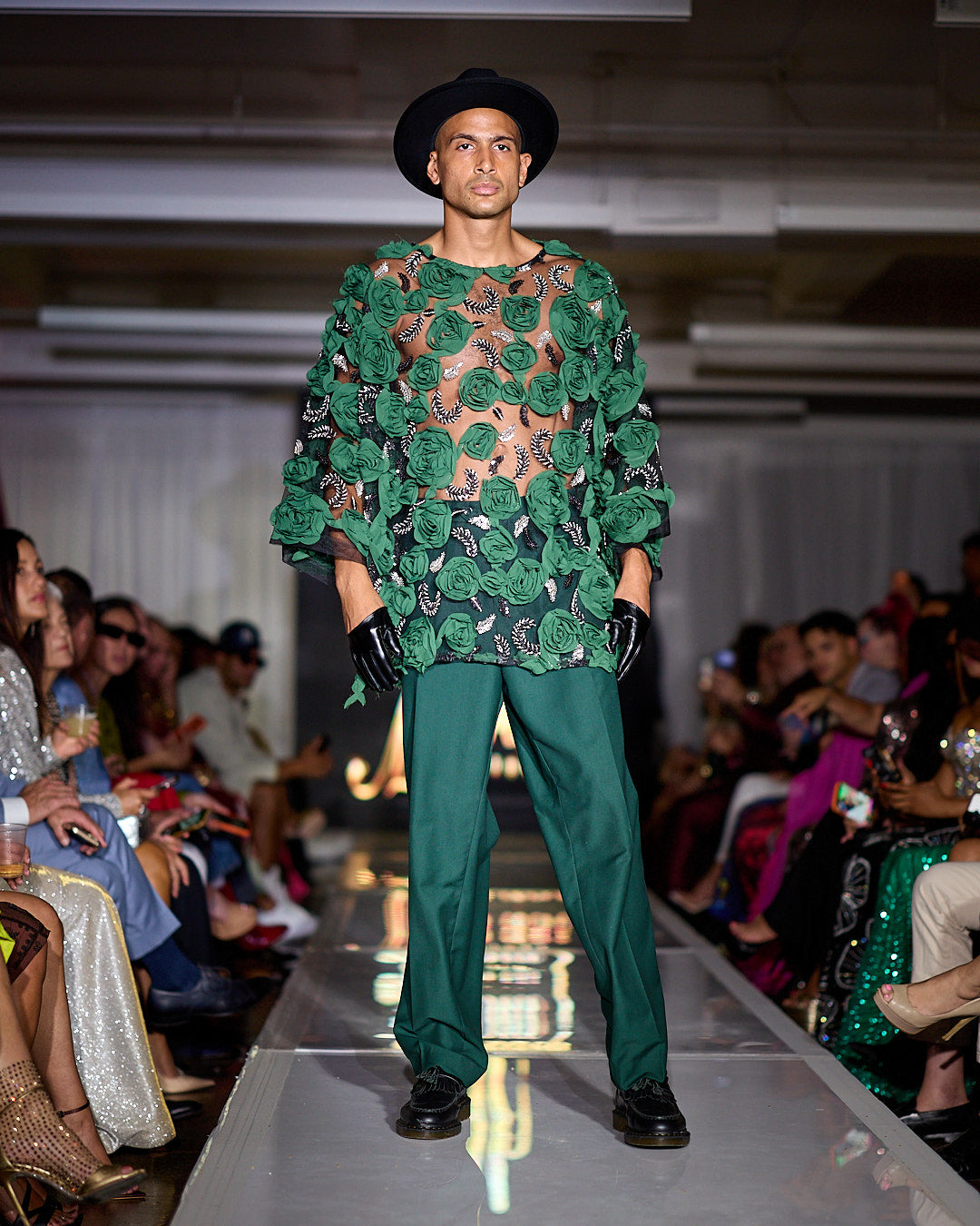 Emerald Couture Top