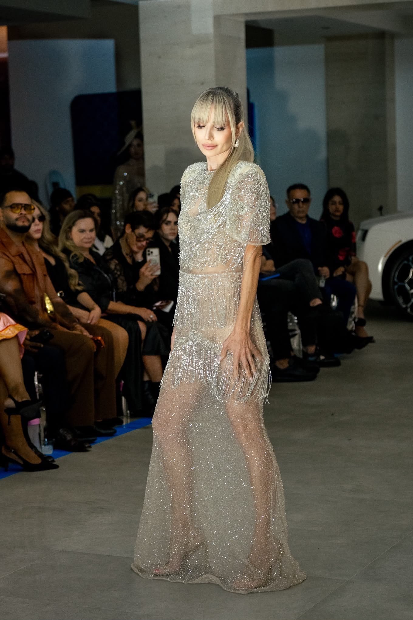 Crystal Fringe Gown