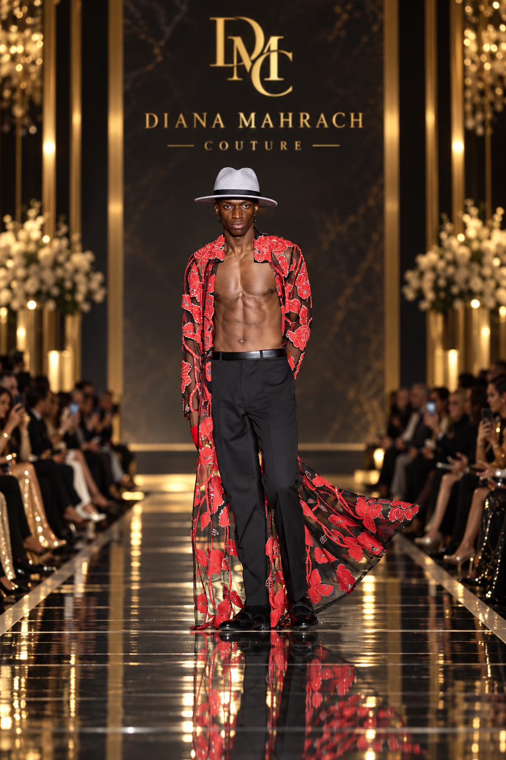 3D Rose Unisex Duster