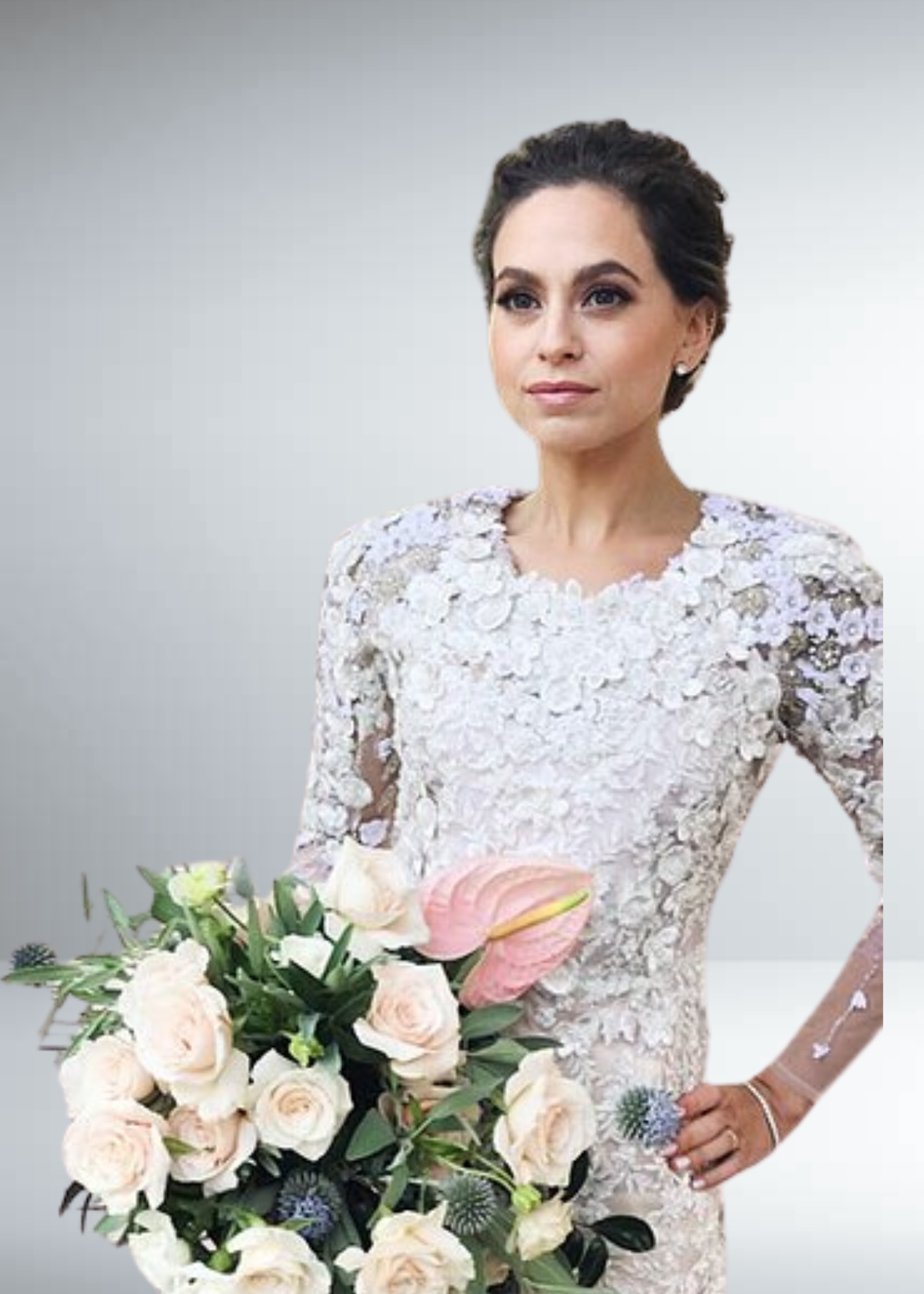 Floral Wedding Gown
