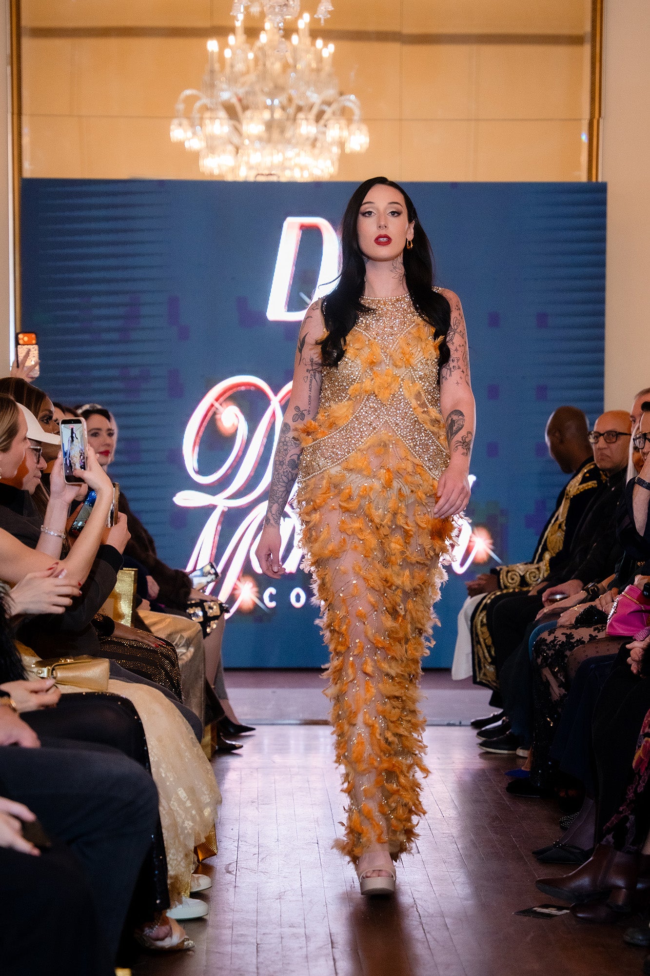 The Celestial Feather Gown