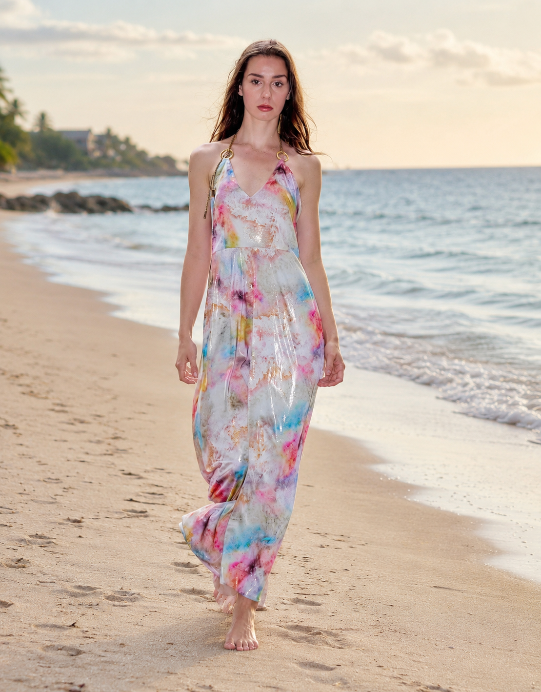 Hampton's Watercolor Muse Dress