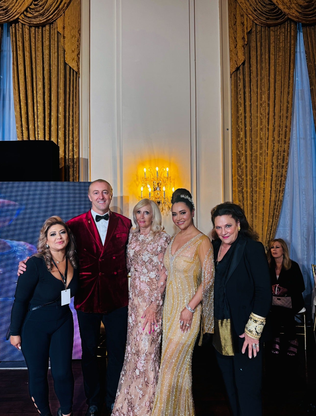 Prince Mario-Max Schaumburg-Lippe, congrats Diana Mahrach for her Spectacular Fashion Show And Jane Scher for her Topmodel walk.