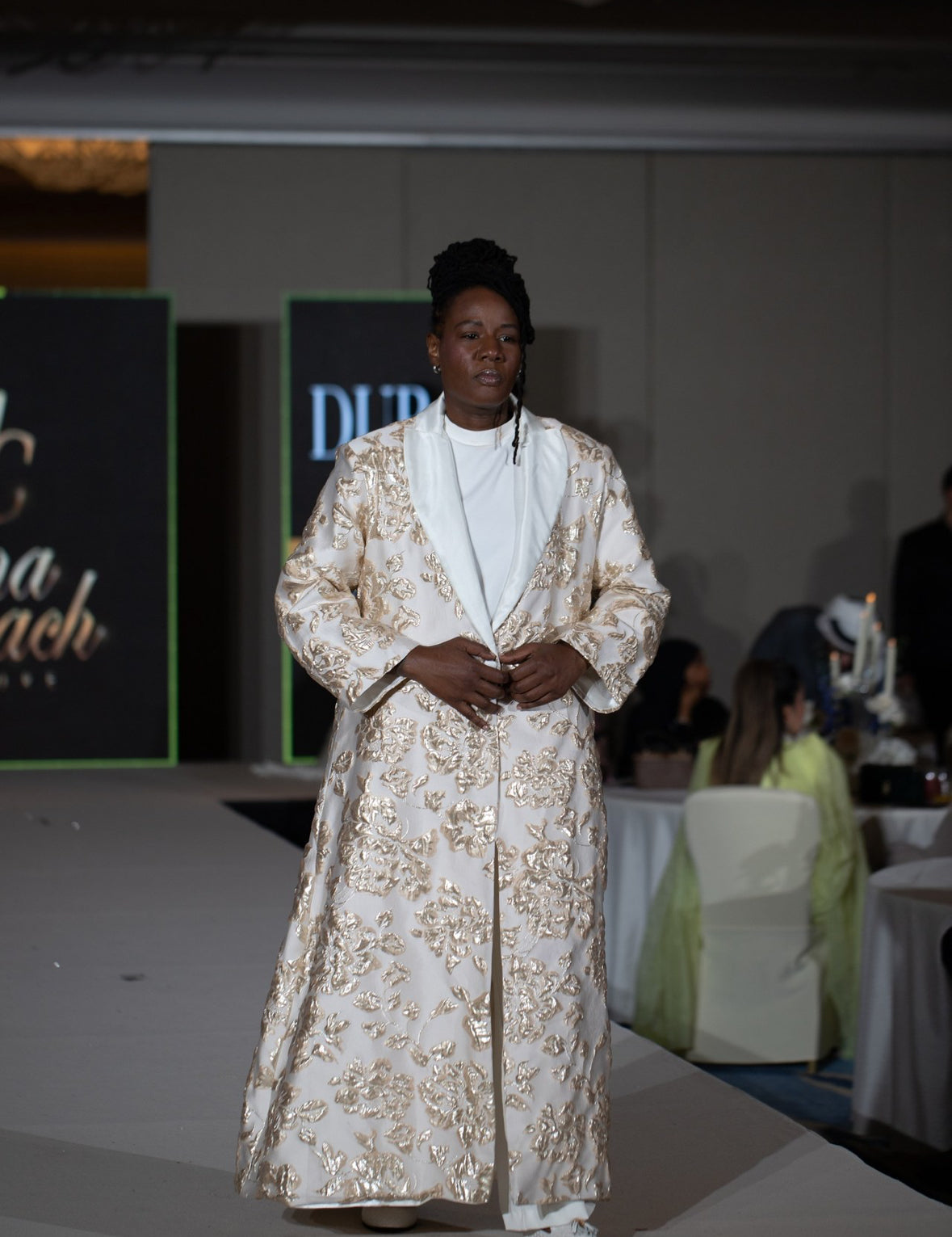 White And Gold Robe