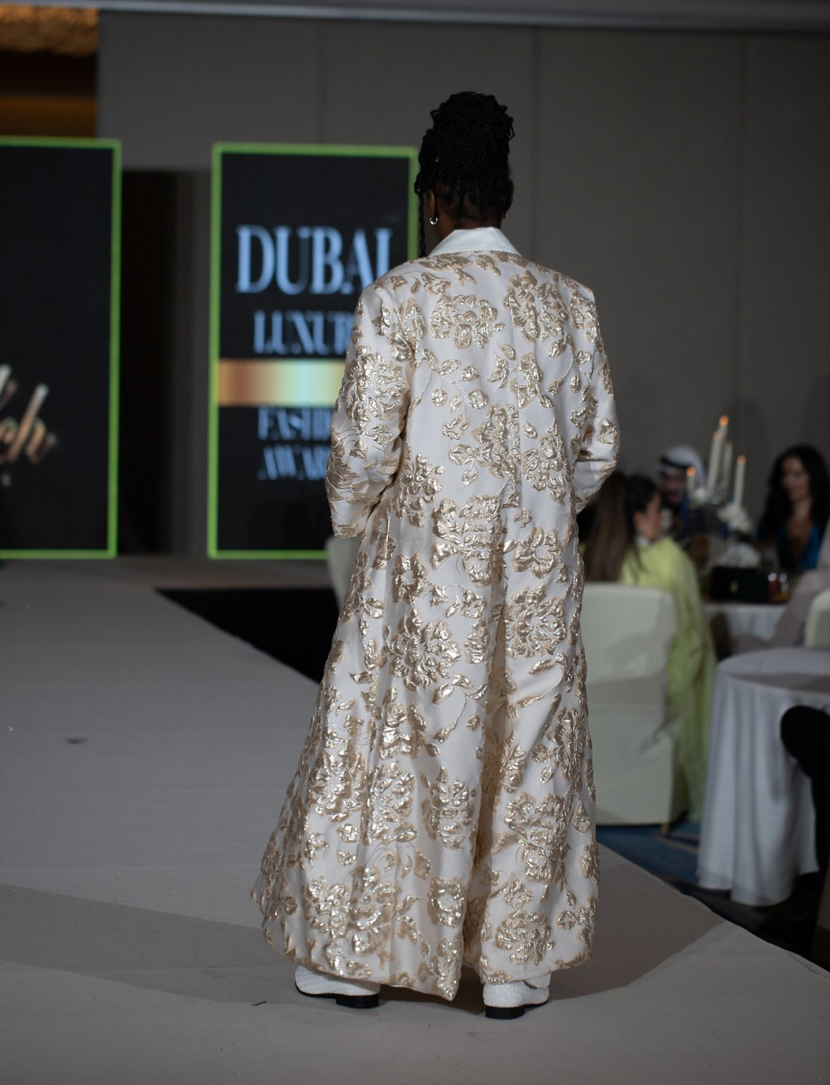White And Gold Robe