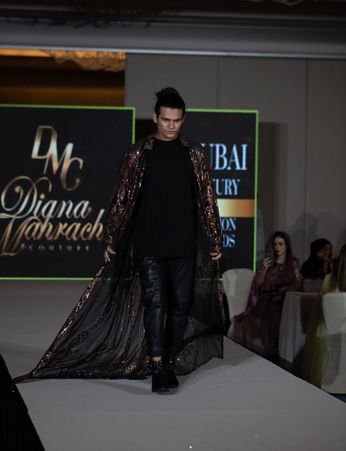 Gold Sequined Cape