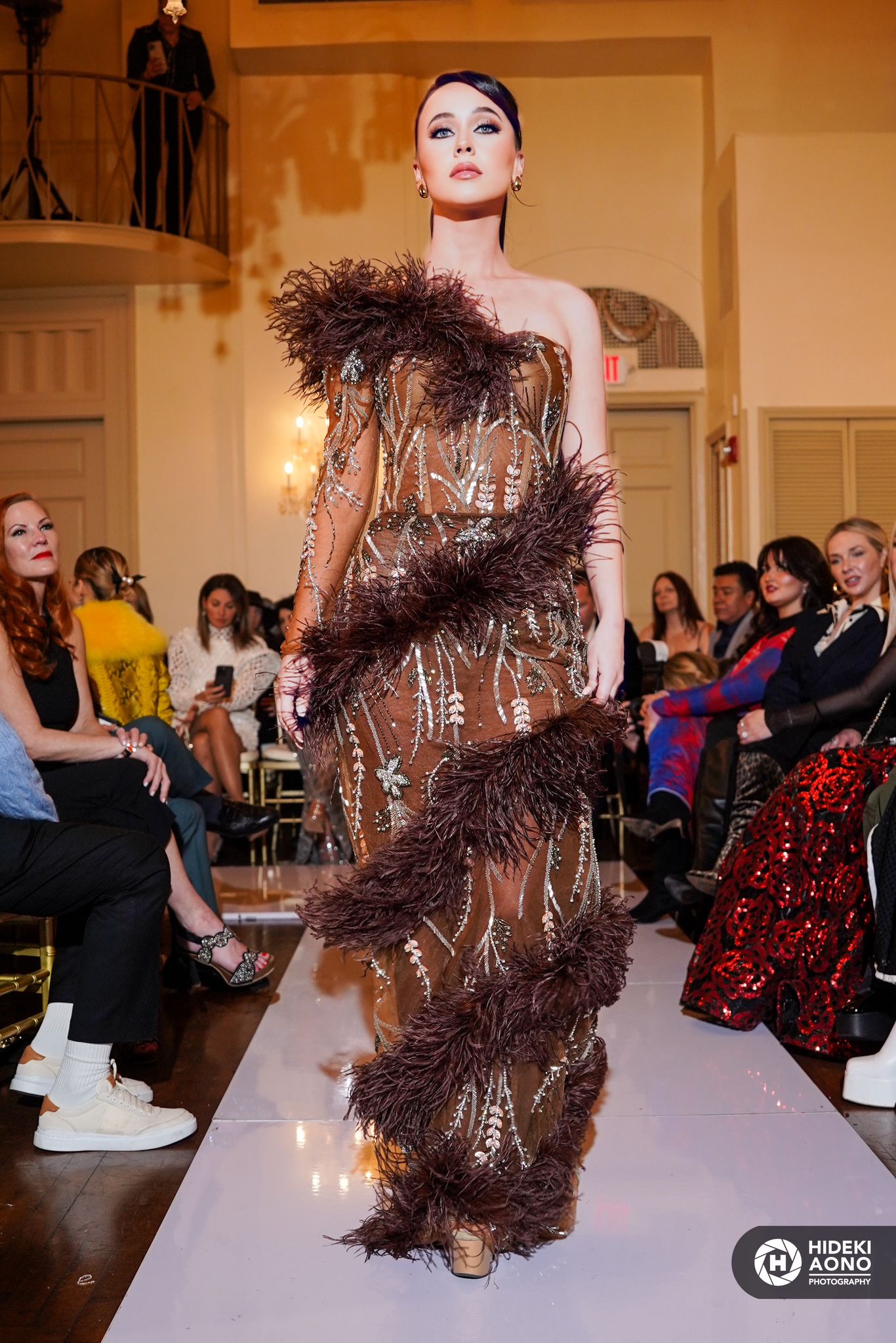 Kamilla Feather Gown