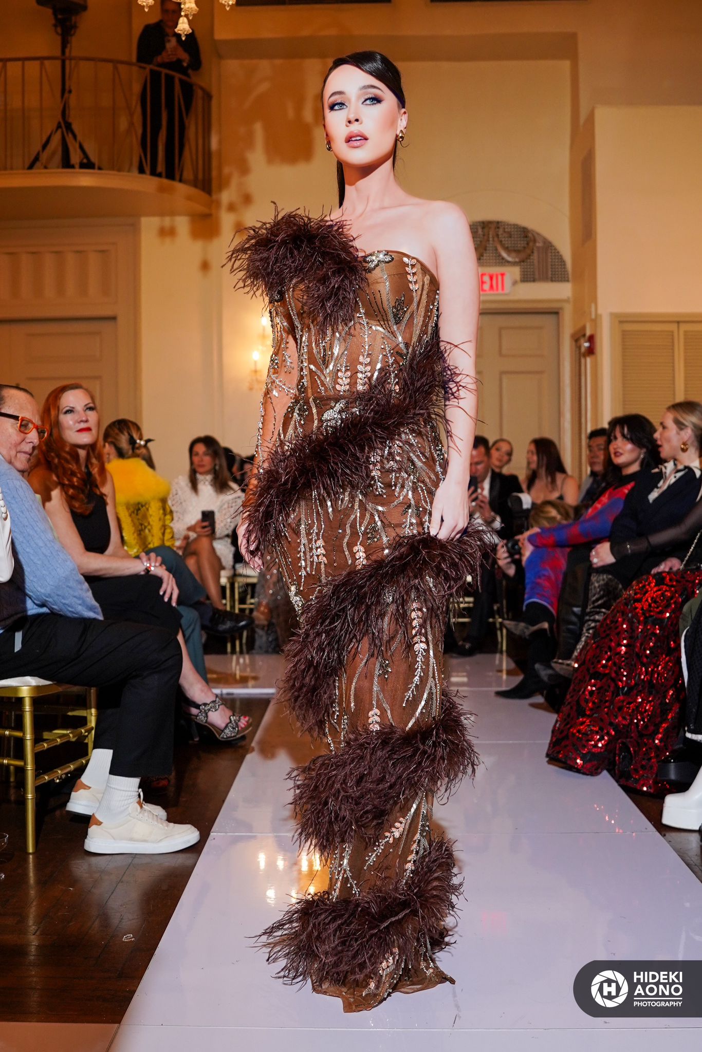 Kamilla Feather Gown