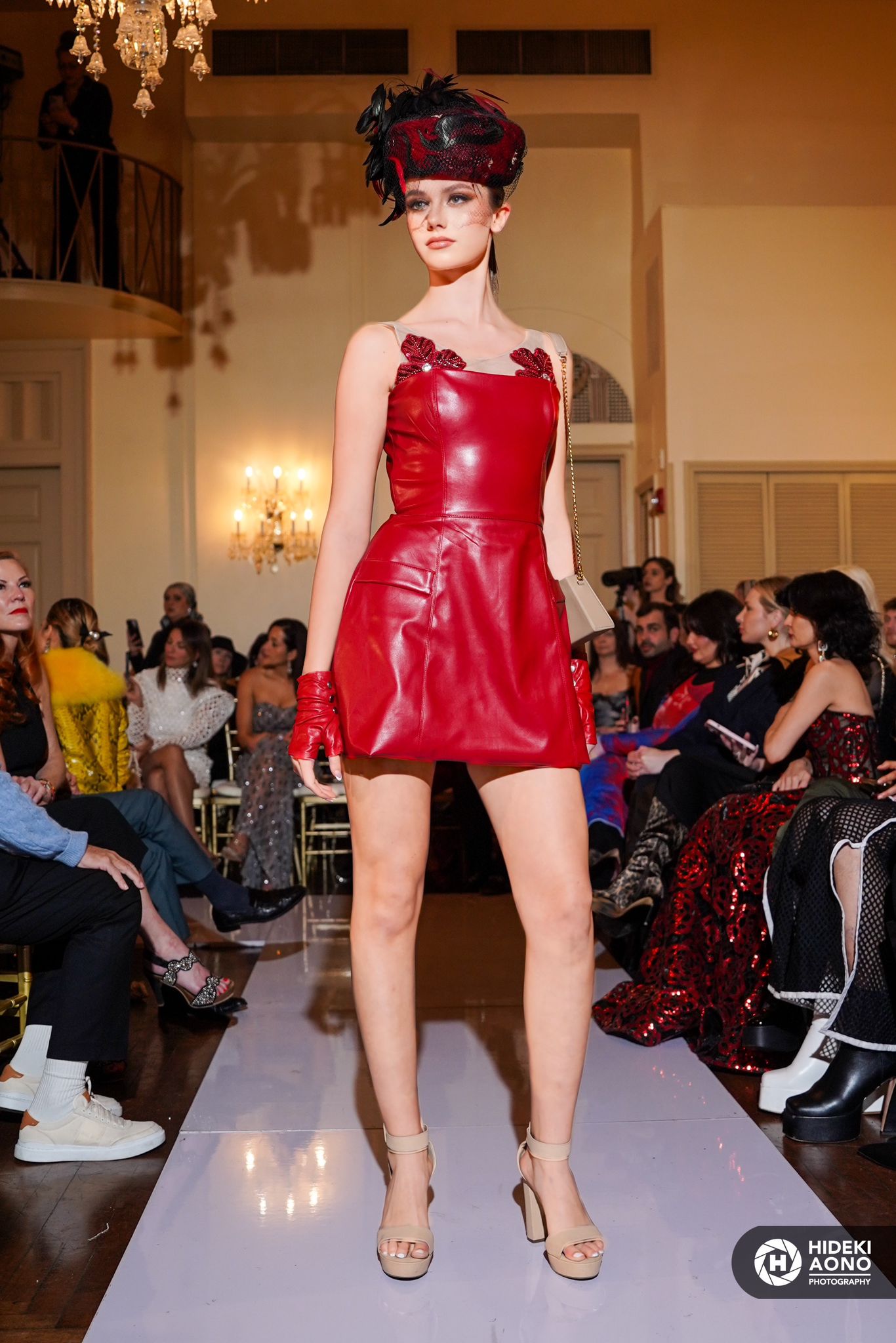 Elyse Leather Dress