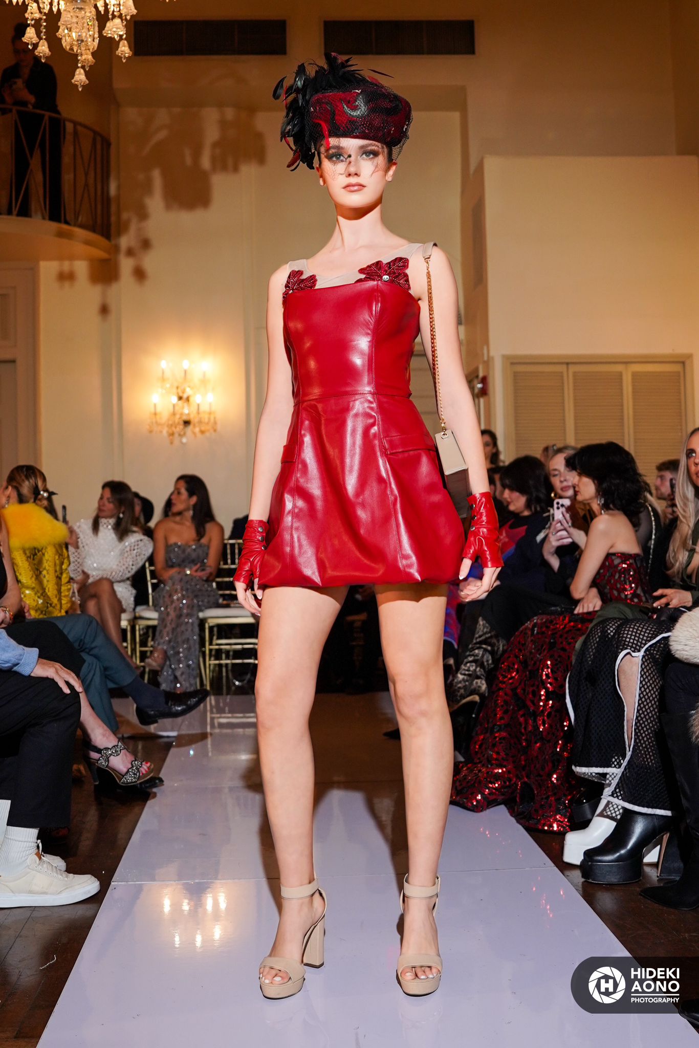 Elyse Leather Dress