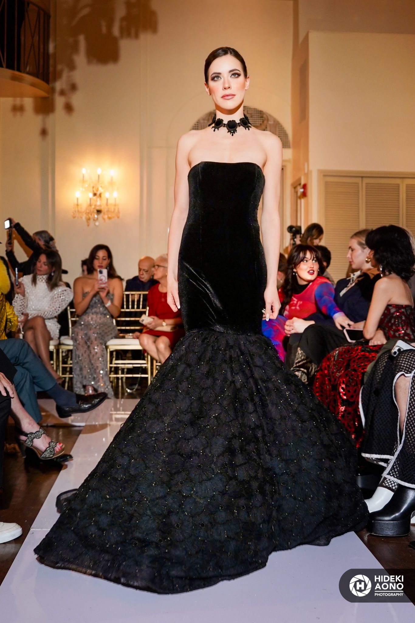 Anna Black Mermaid Dress