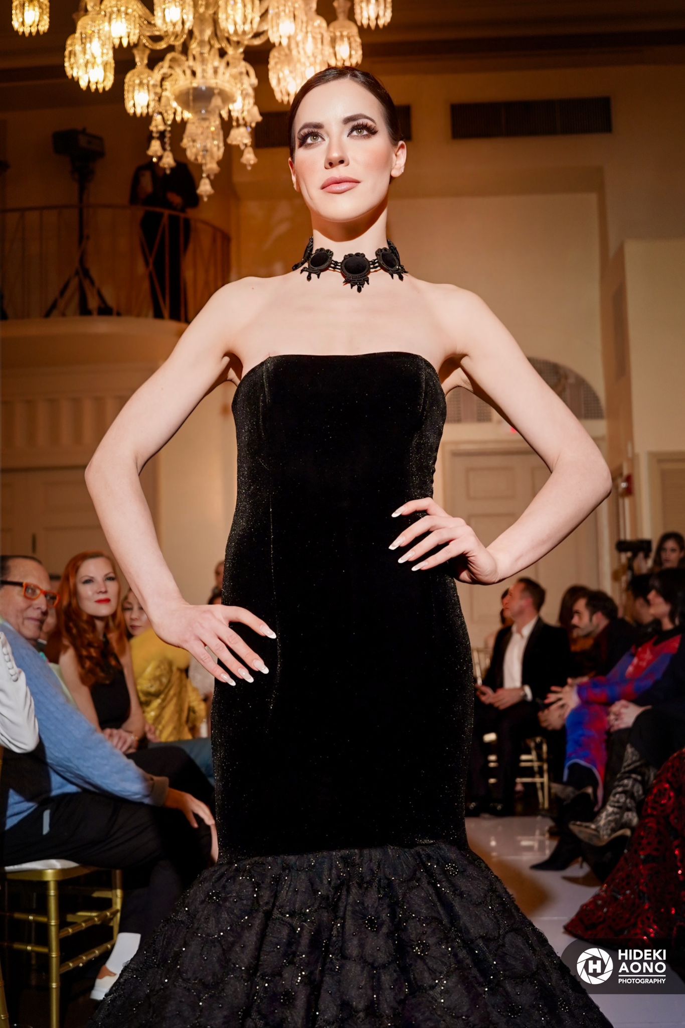 Anna Black Mermaid Dress