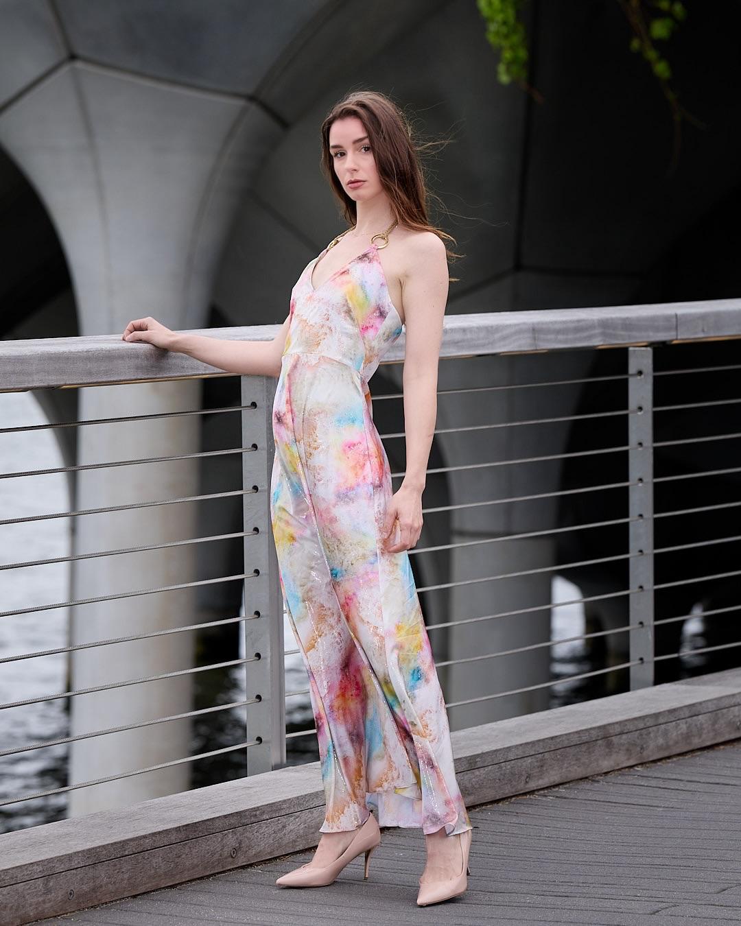 Hampton's Watercolor Muse Dress