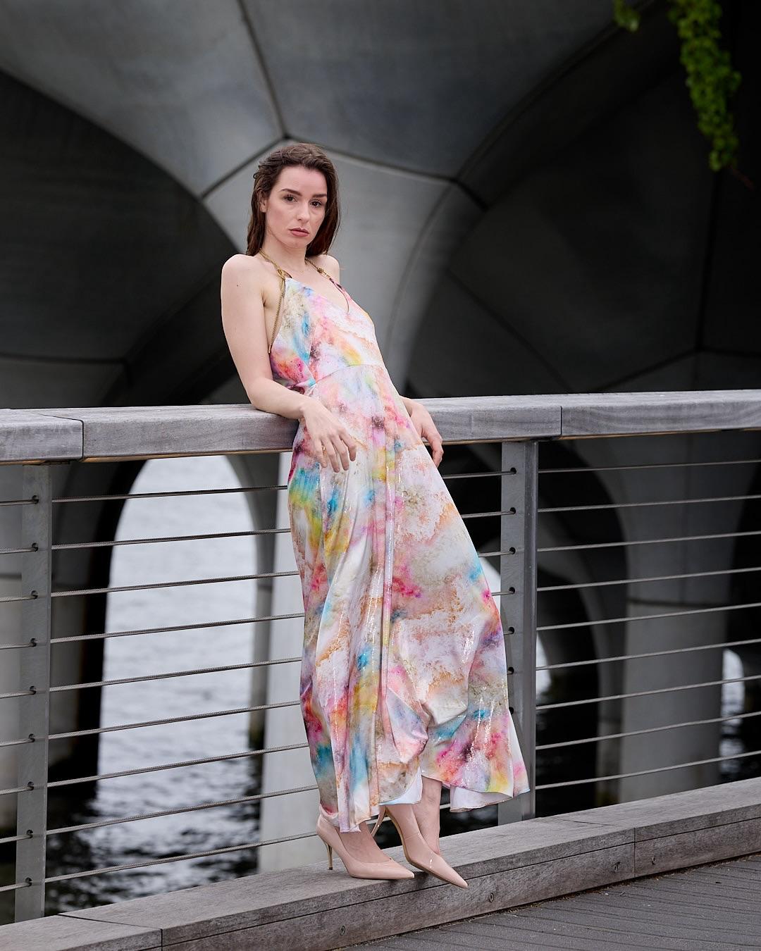Hampton's Watercolor Muse Dress