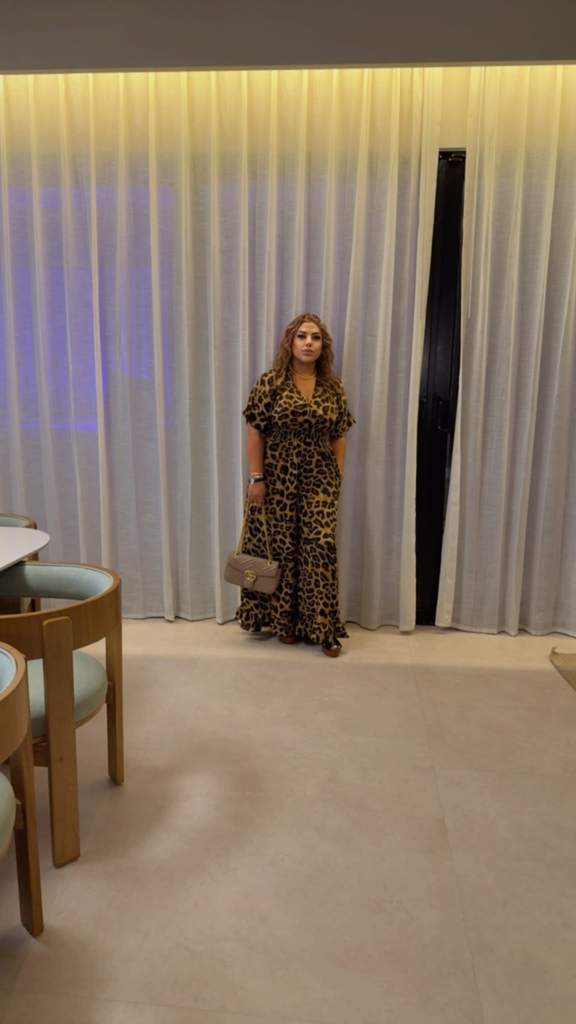 Golden Leopard Jumpsuit