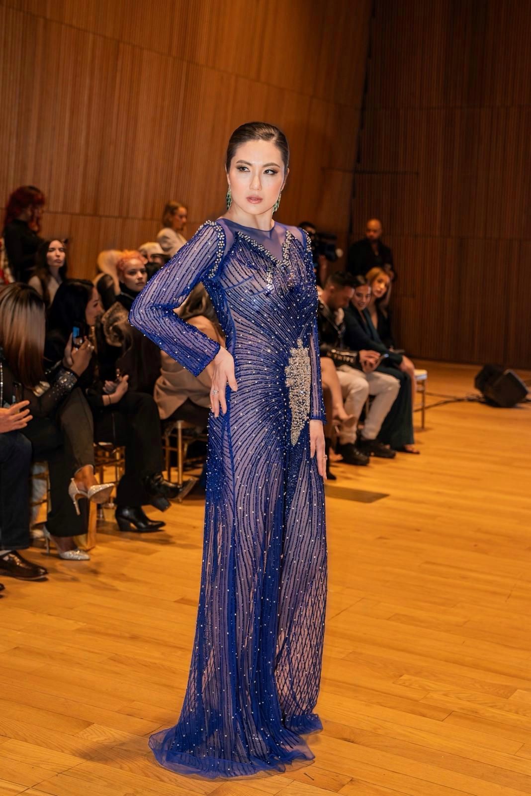 Selena Royal Blue Dress – Diana Mahrach Couture