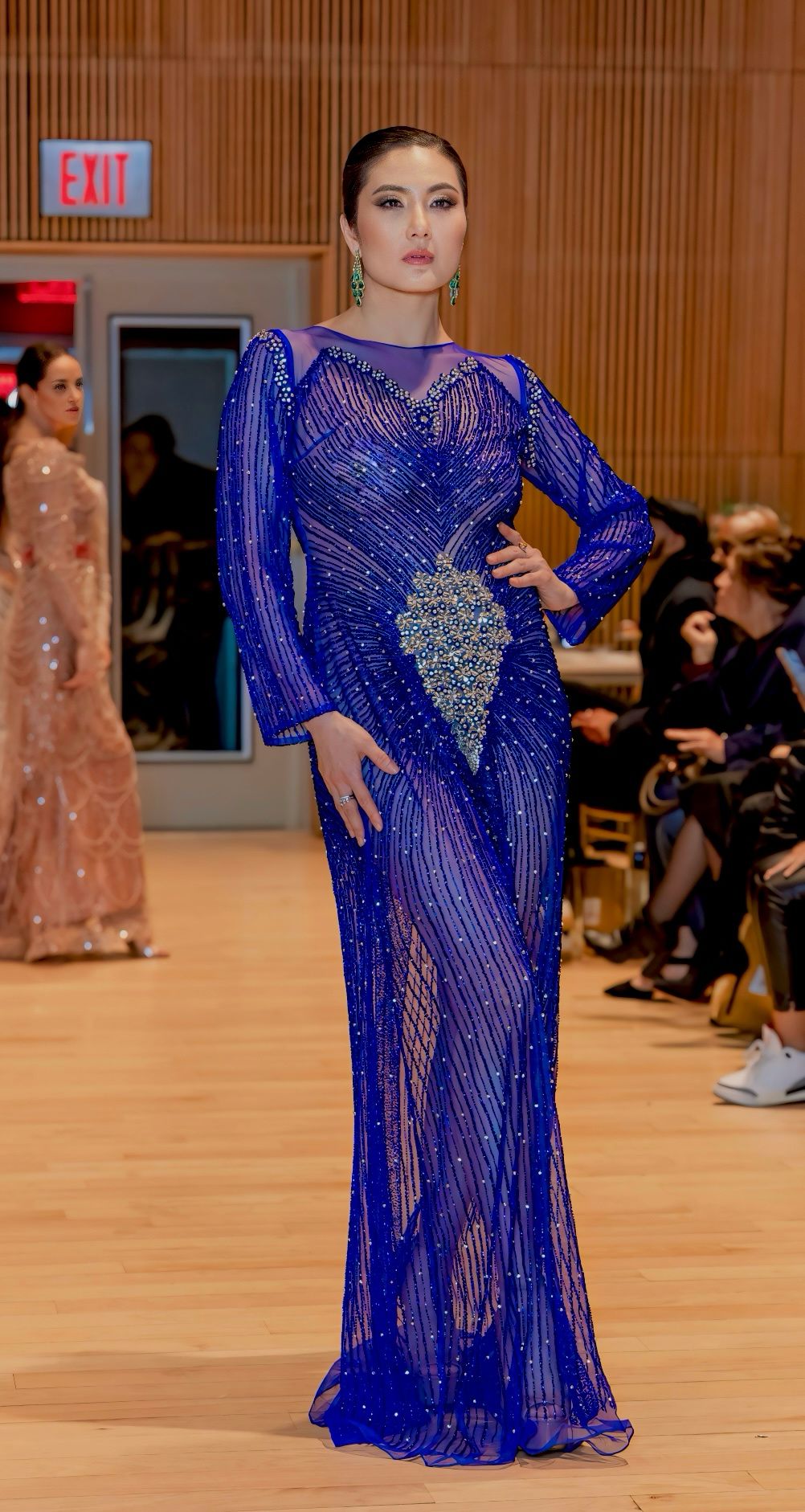 Selena Royal Blue Dress – Diana Mahrach Couture