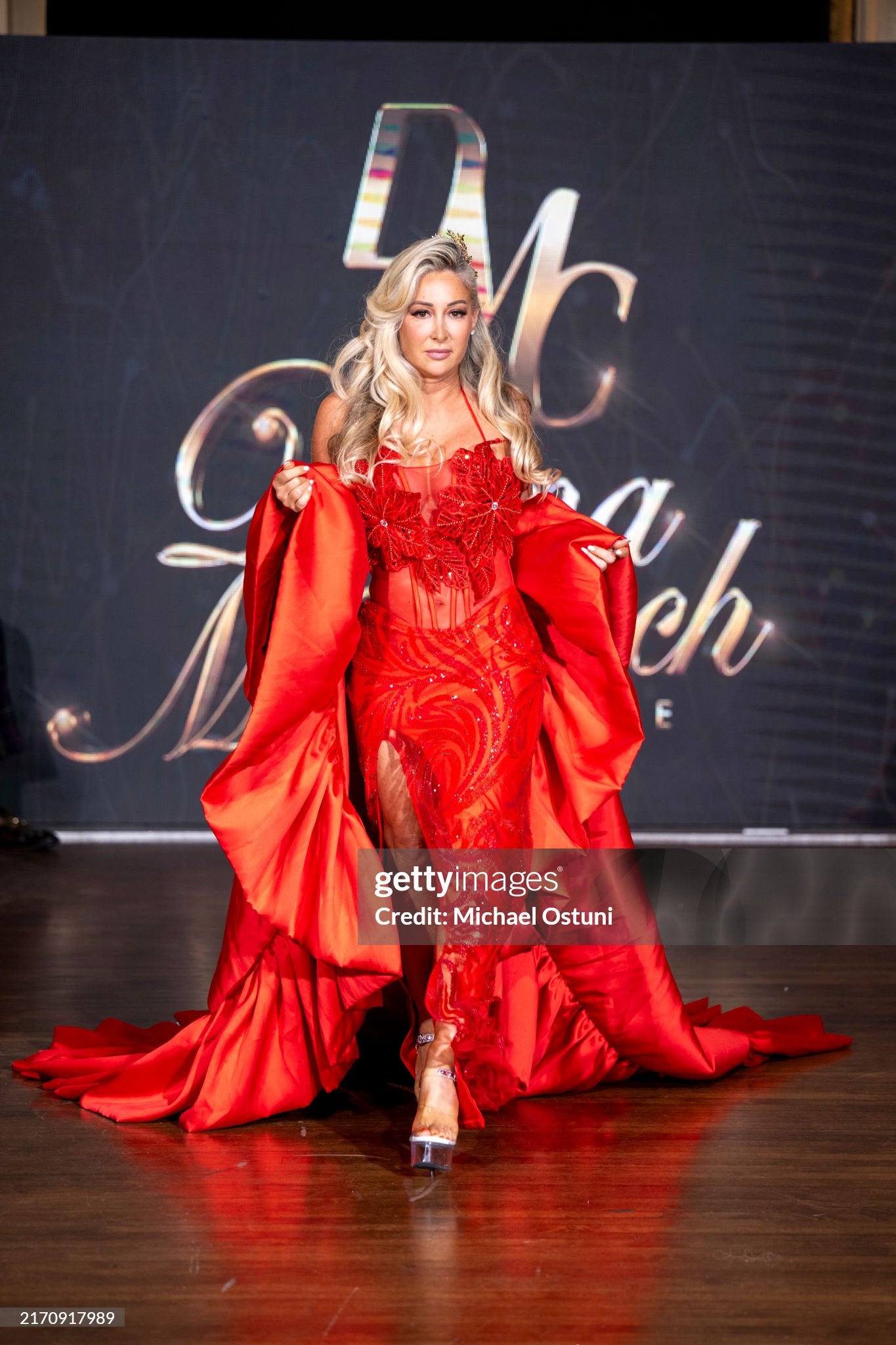 Red Flower dress
