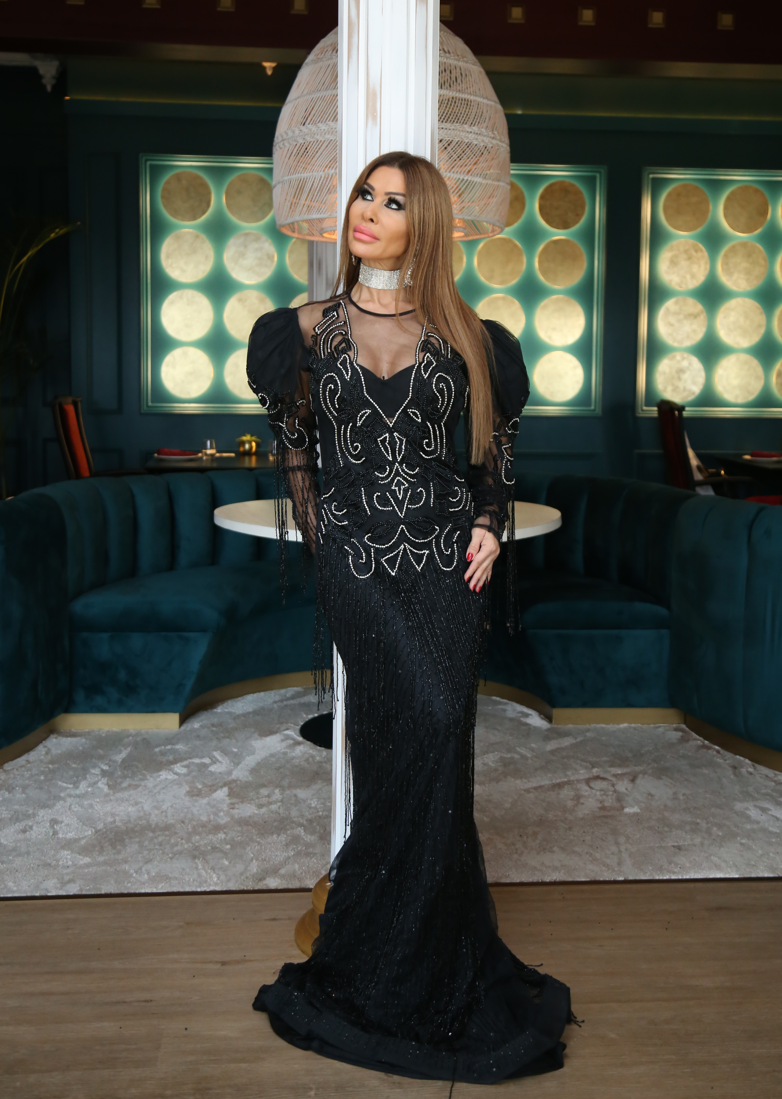 Black Floor Length Dress