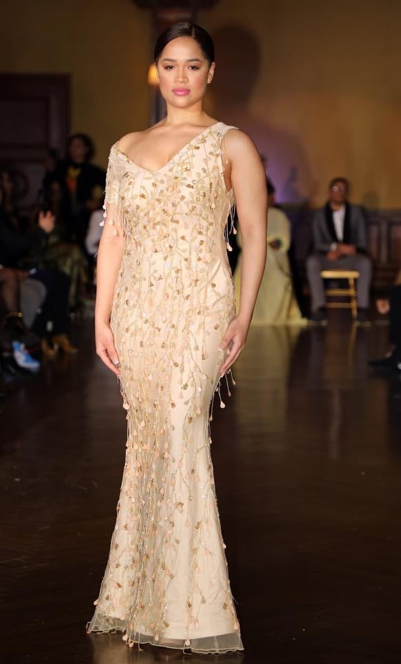 Champagne Fringe – Diana Mahrach Couture
