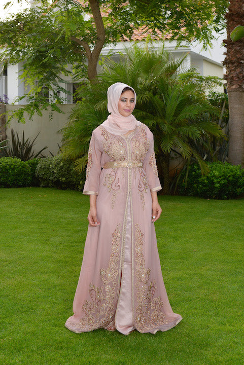 Blush Pink Kaftan