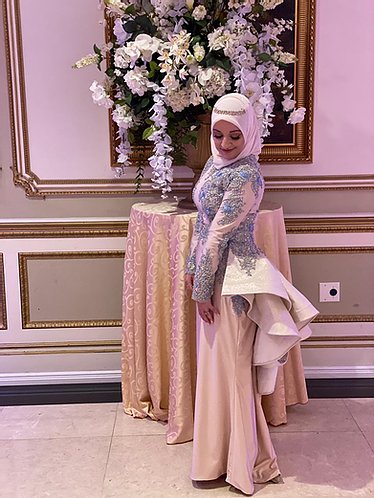 Luxe Dress with Over skirt