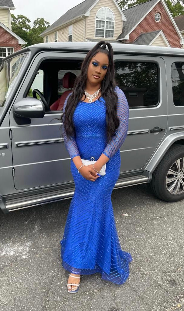 Royal Blue Glitter Glamour