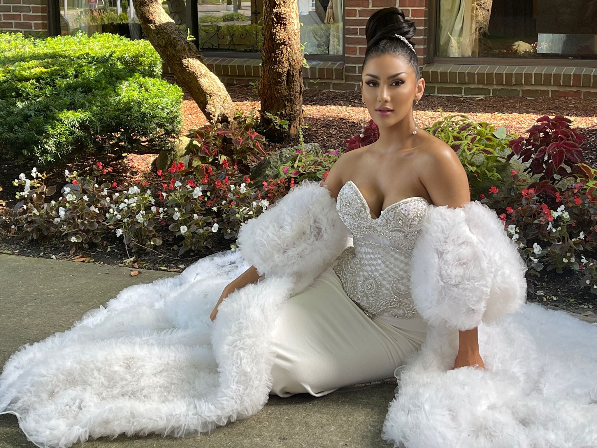 Natalia Strapless Corset Wedding Gown